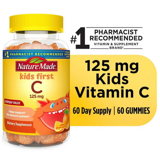 Nature Made Kids Vitamin C Gummies; Dietary Supplement; 60 Count - Nature Made Nature Made Kids Vitamin C Gummies; Dietary Supplement; 60 Count - Nature Made
