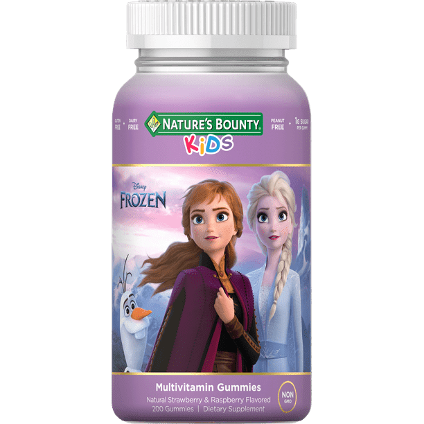 Nature's Bounty Kids Disney Frozen Multivitamin Gummies; 200 Count - Nature's Bounty Nature's Bounty Kids Disney Frozen Multivitamin Gummies; 200 Count - Nature's Bounty