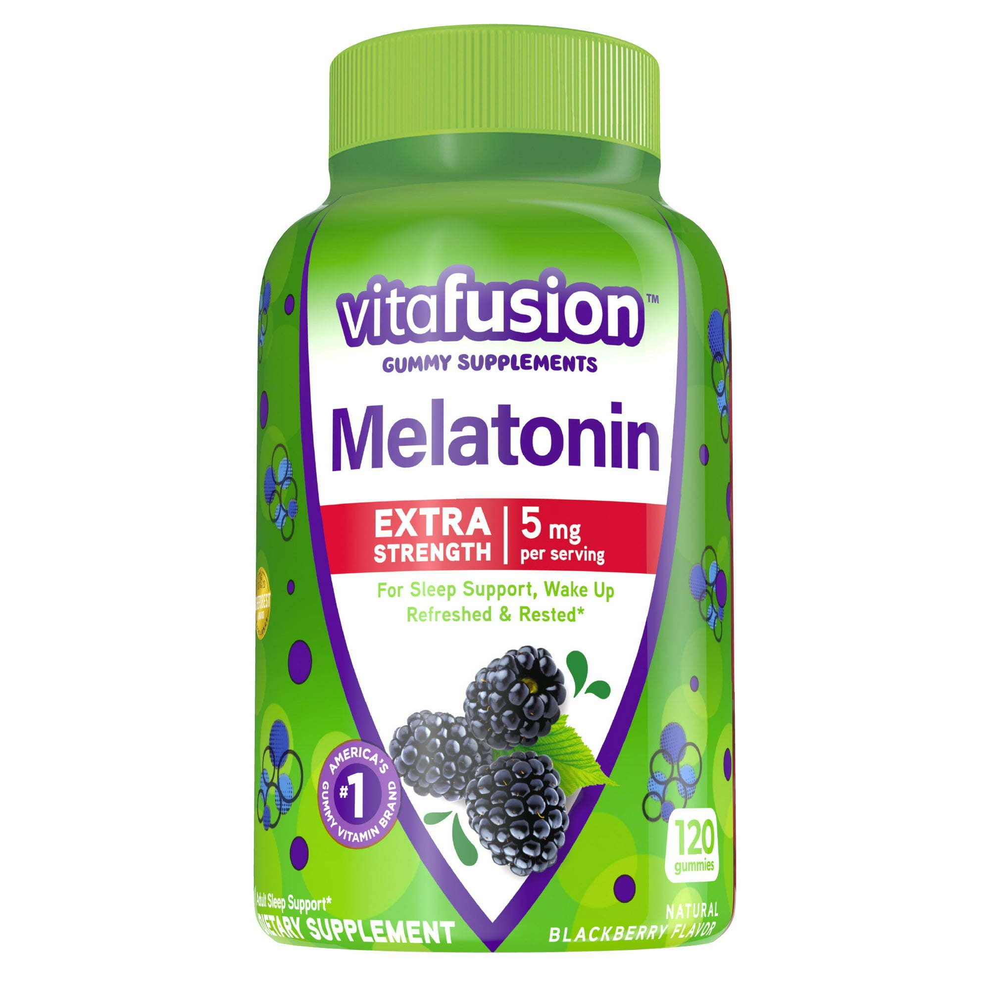 Vitafusion Extra Strength Melatonin Gummy Vitamins; Sleep Supplements; 120 Count - Vitafusion Vitafusion Extra Strength Melatonin Gummy Vitamins; Sleep Supplements; 120 Count - Vitafusion